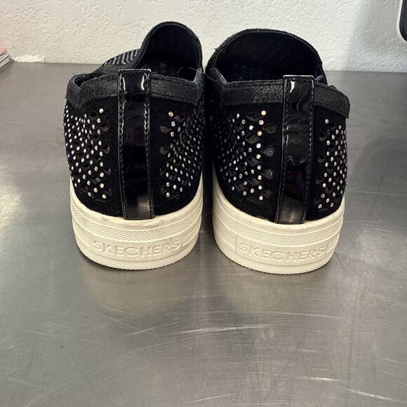 Skechers Street Air Cooled Memory Foam Slip On Shoes Studs Rhinestones Size 11 - Picture 4 of 9